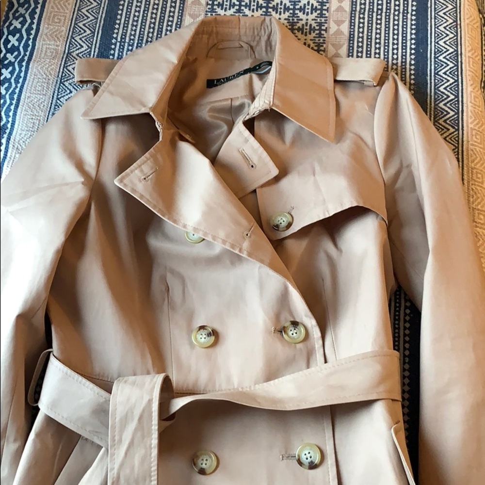 NWOT Lauren by Ralph Lauren Trench Coat